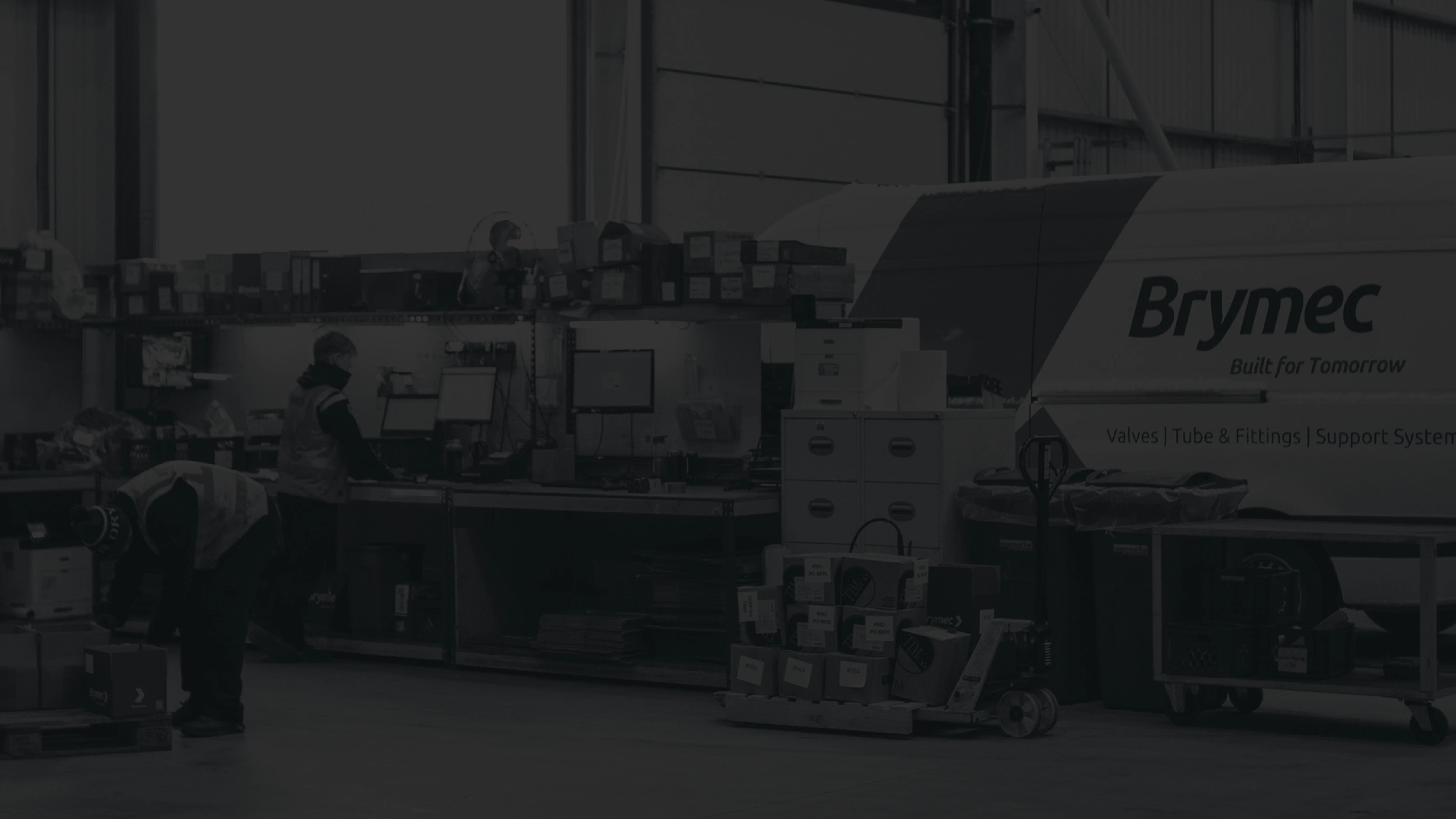 Brymec warehouse staff