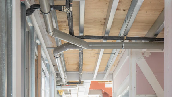 brymec pvc-u drainage installed