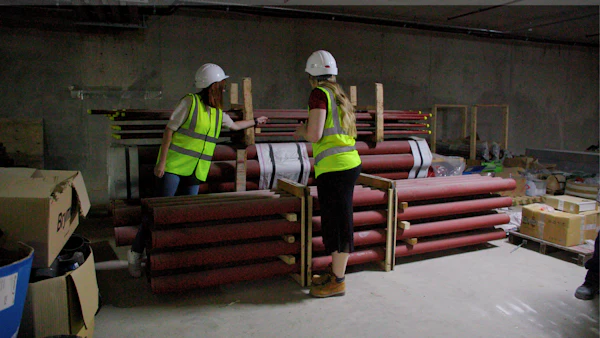 Large Brymec delivery on Romford site