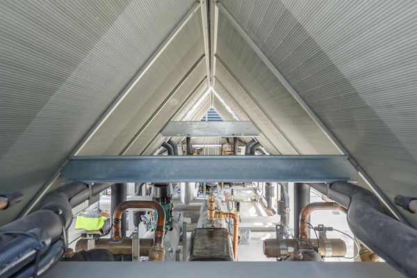 Plant room Bournemouth Arts University