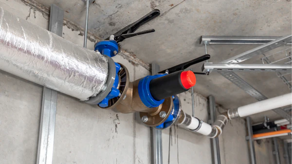 brymec butterfly valve installed