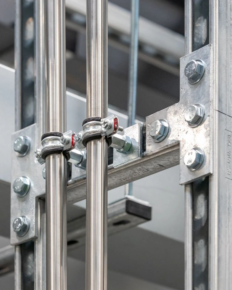brymec channel bracketry and pipe clamps