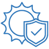 UV Light resistant icon