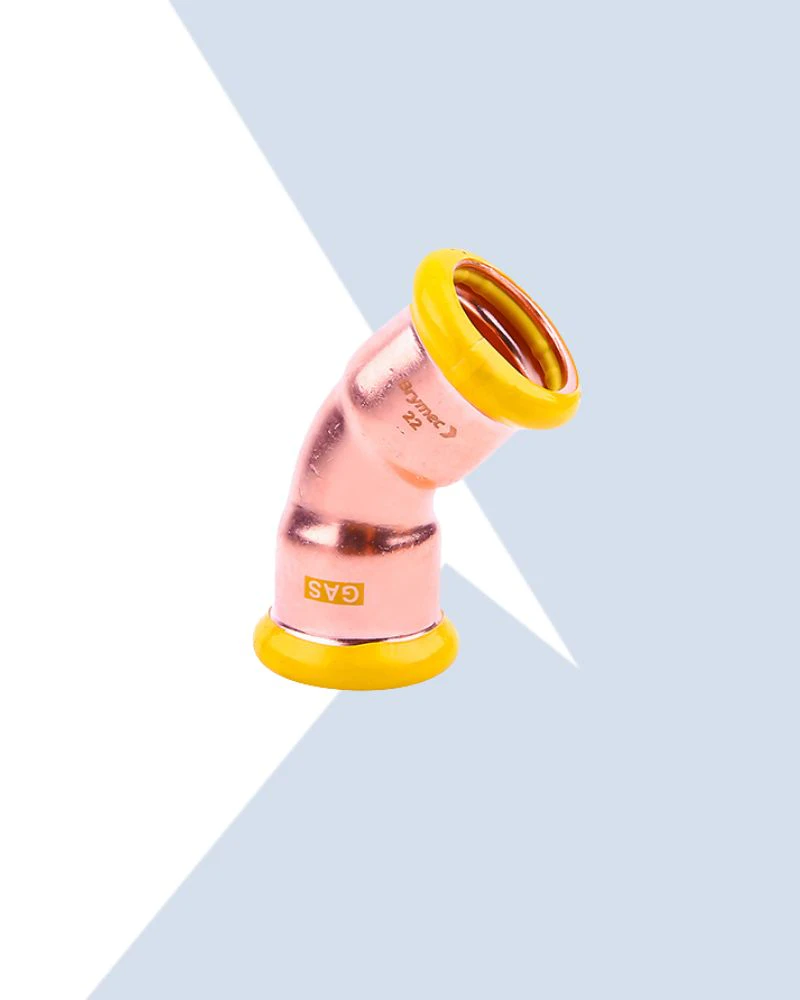 brymec copper press gas elbow