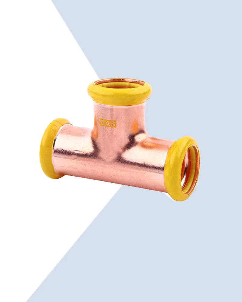 brymec copper press gas tee