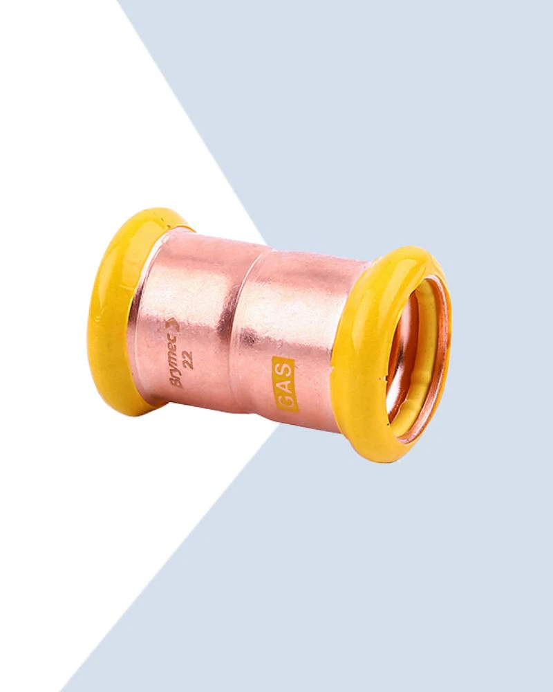 brymec copper press gas coupler