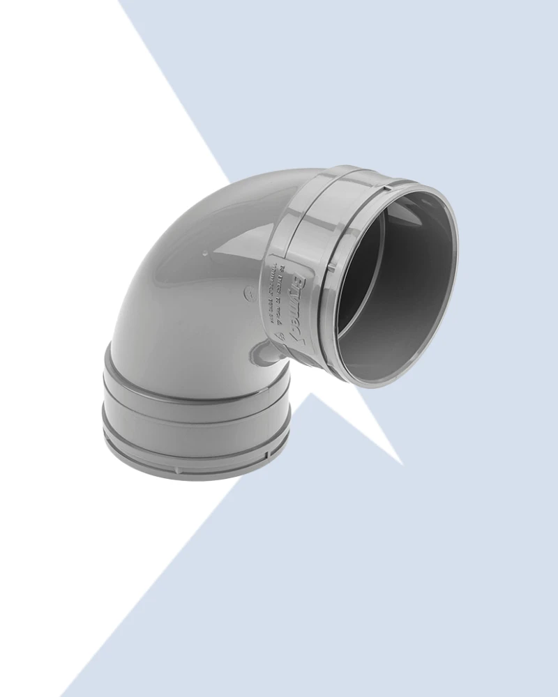 Brymec PVC-u grey bend
