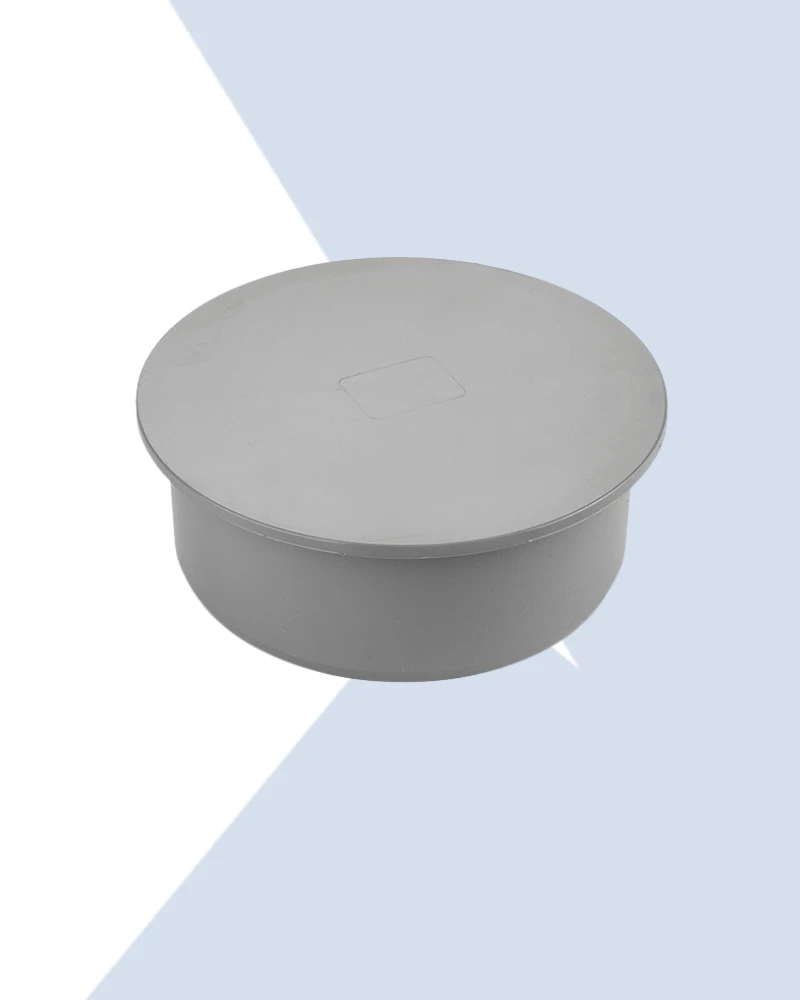brymec pvc-u grey end cap