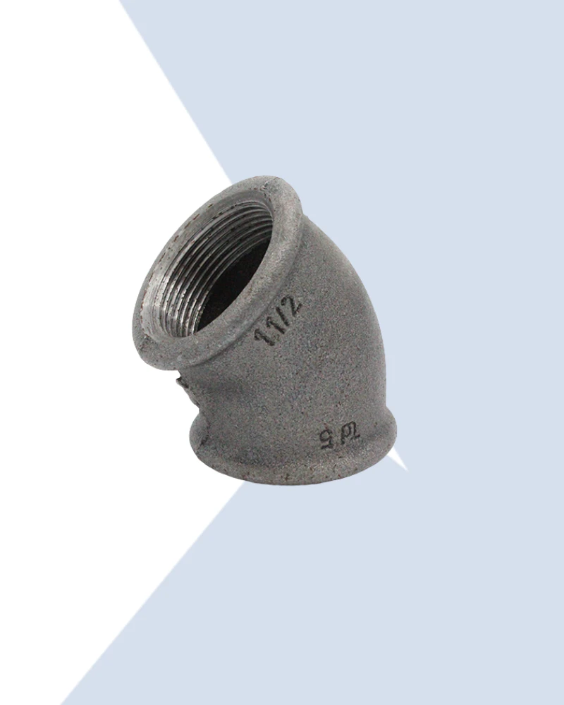 brymec black malleable iron elbow