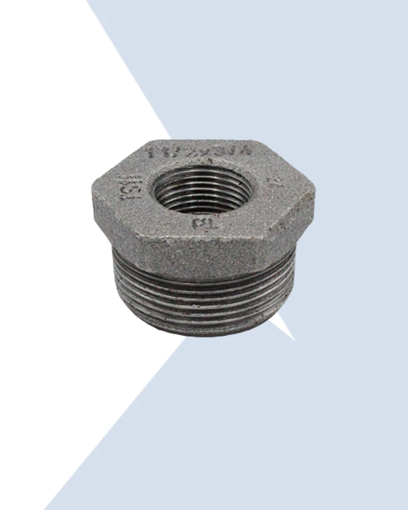 brymec black malleable iron bush