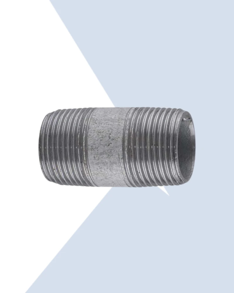 brymec black malleable iron nipple