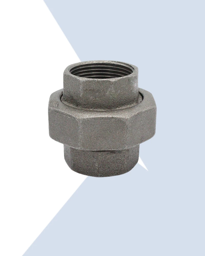 brymec black malleable iron union