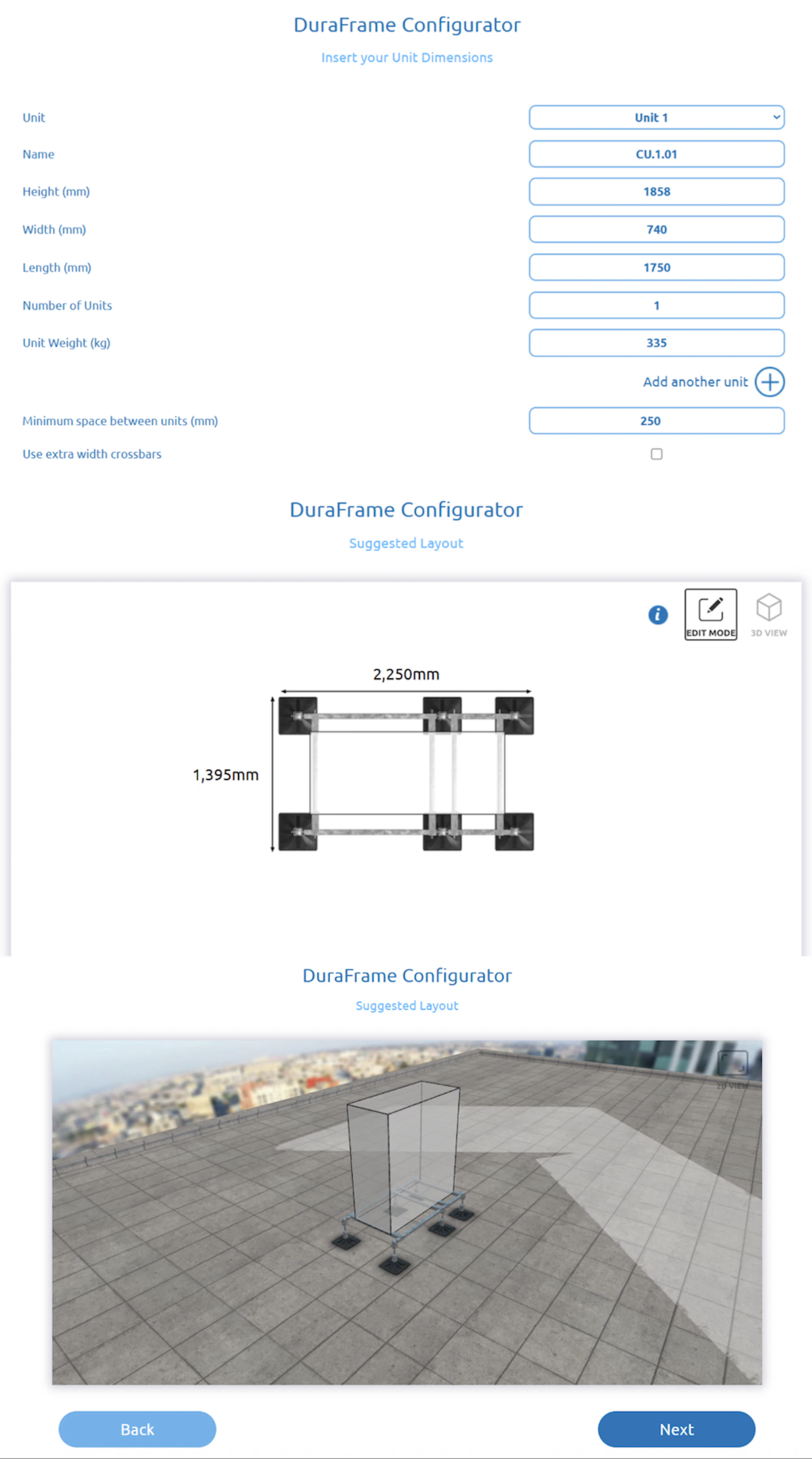 Brymec DuraFrame Configurator