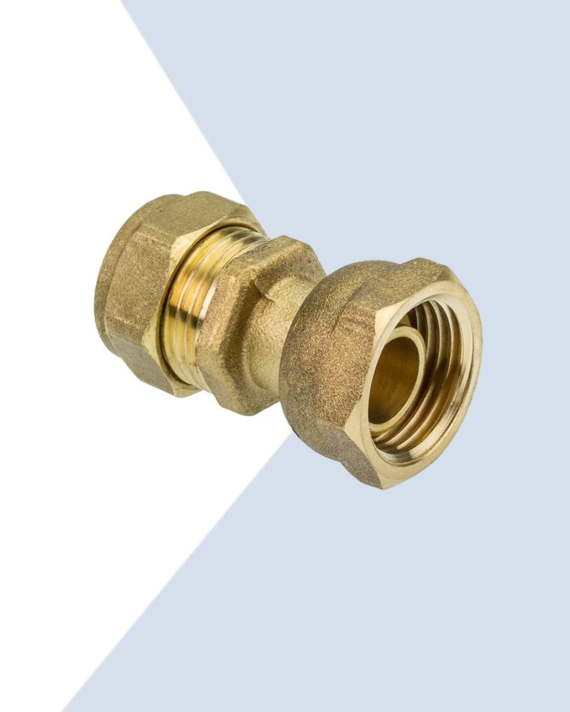 Brass compression fittings adaptors and tank connectors
