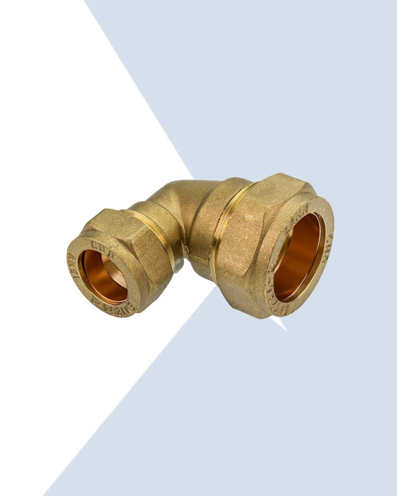 Brass compression fittings elbows