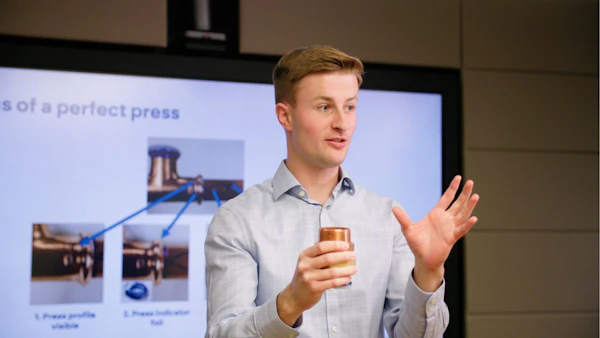 brymec employee presenting CPD