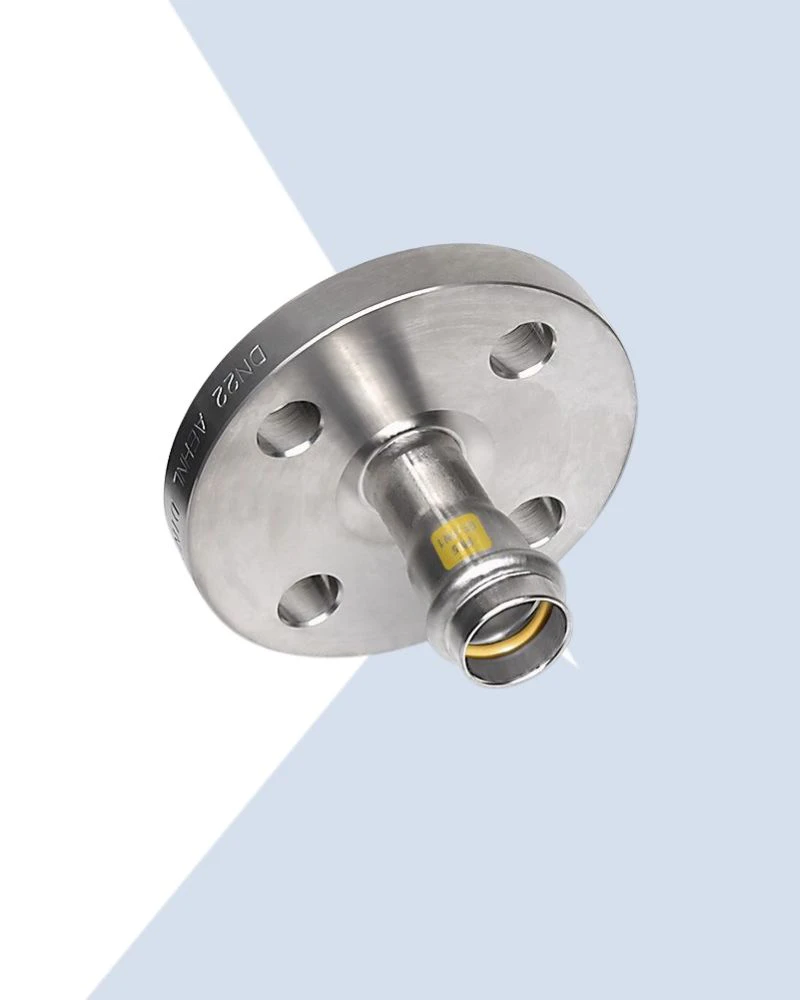 sanha stainless steel press gas crimping flange