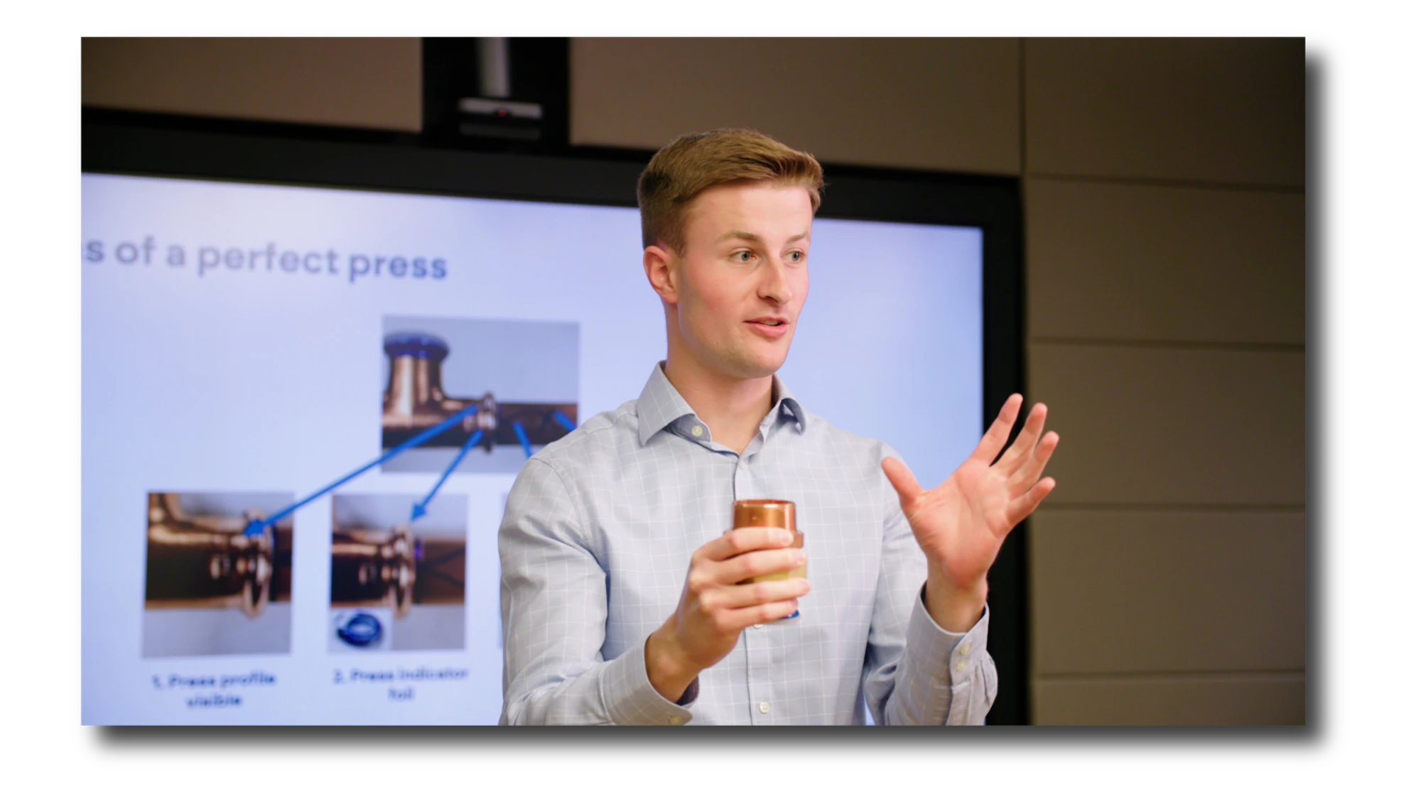 brymec CPD being presented by a young man