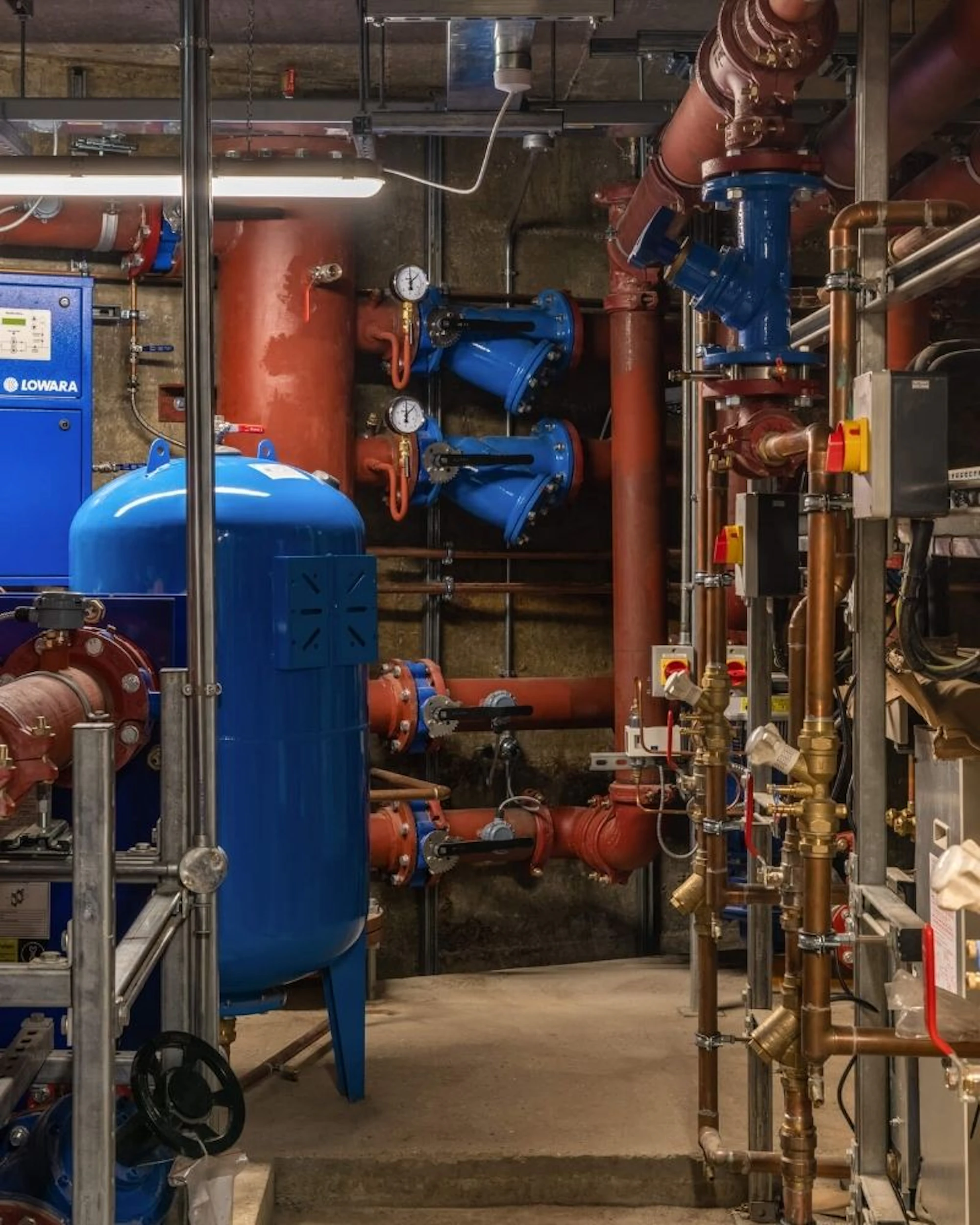 commercial plant room